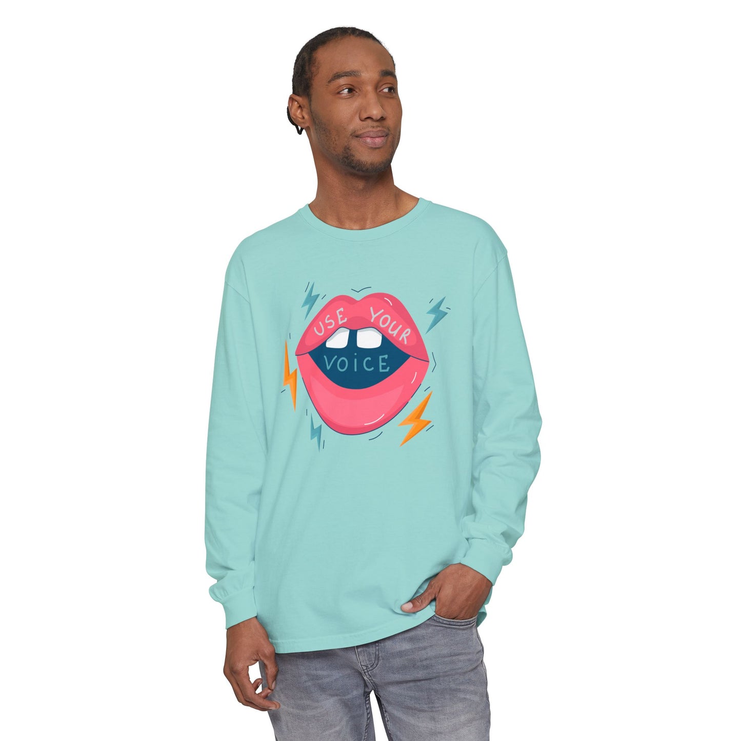 Unisex Long Sleeve Tee - “Use Your Voice…”