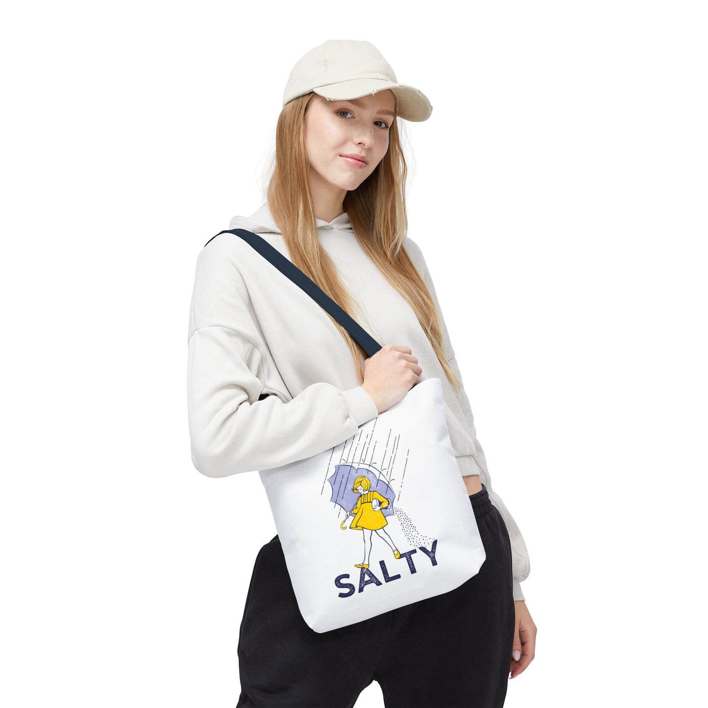 Salty Girl Rain Tote Bag
