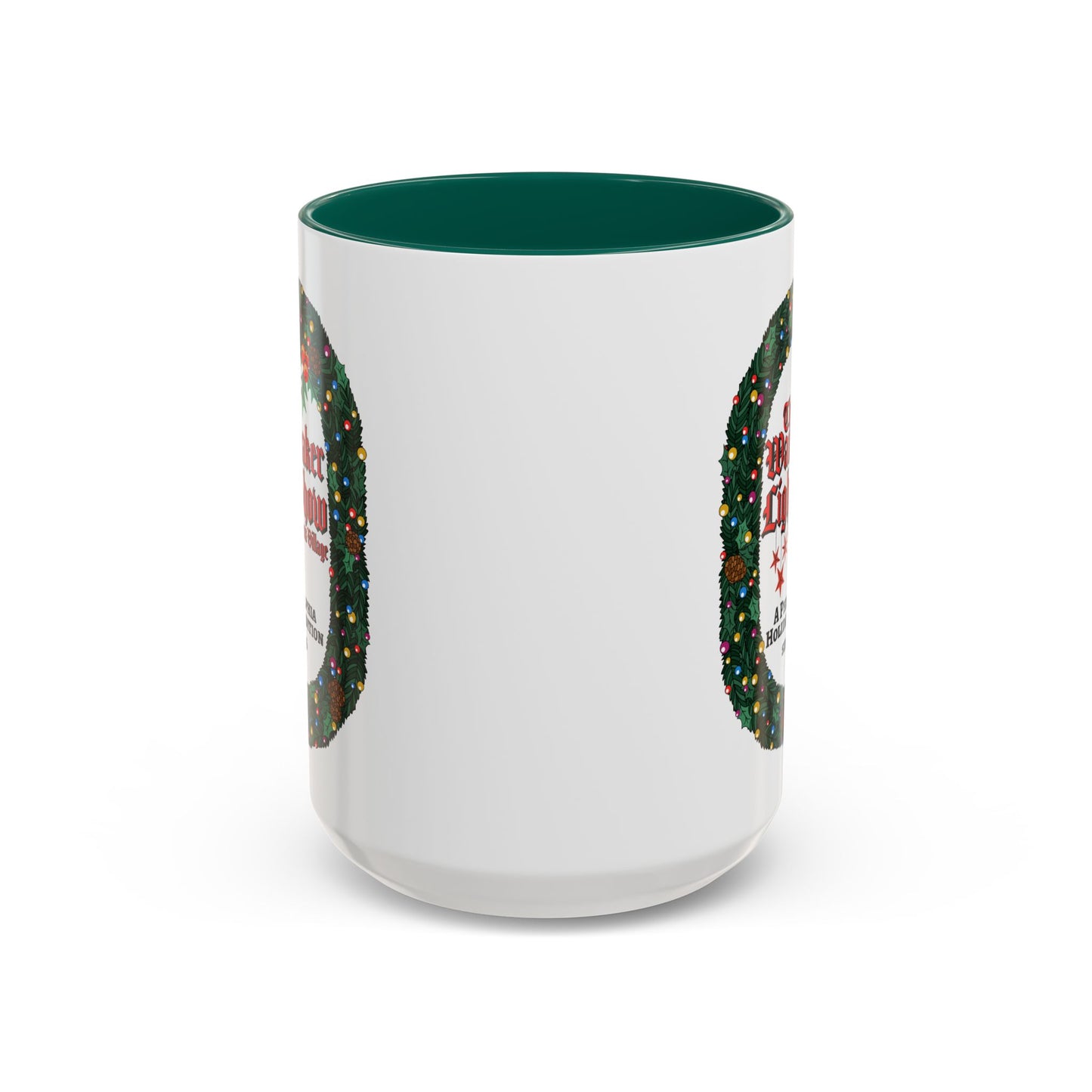 'The Wanamaker Light Show' Holiday Wreath Mug - 11oz/15oz