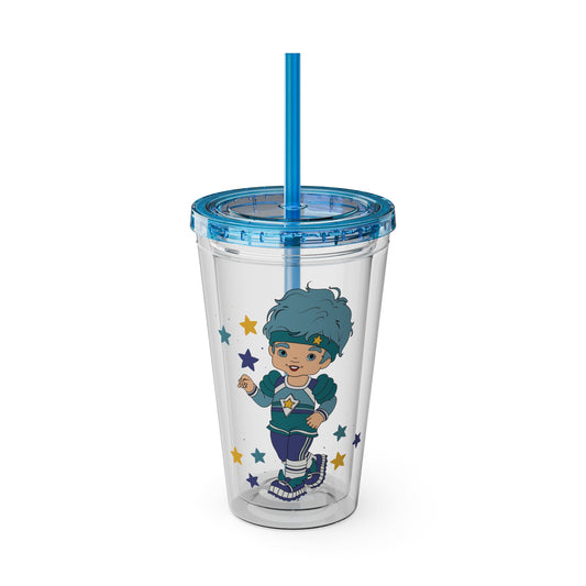 Rainbow Brite 16oz Acrylic Tumbler featuring Buddy Blue