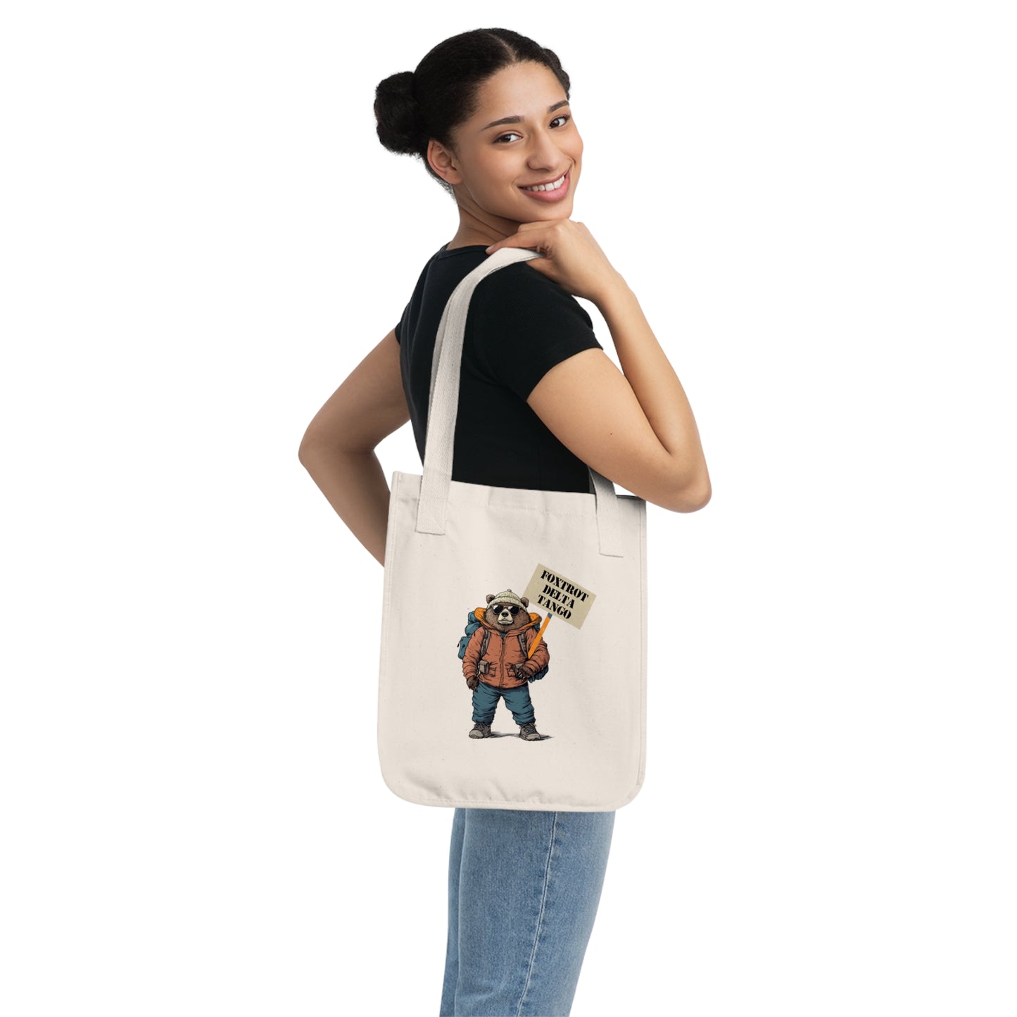Organic Tote - Park Bear Protest