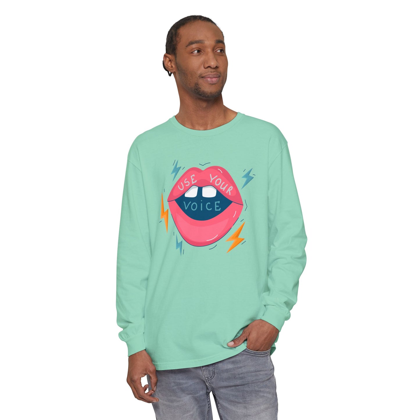 Unisex Long Sleeve Tee - “Use Your Voice…”