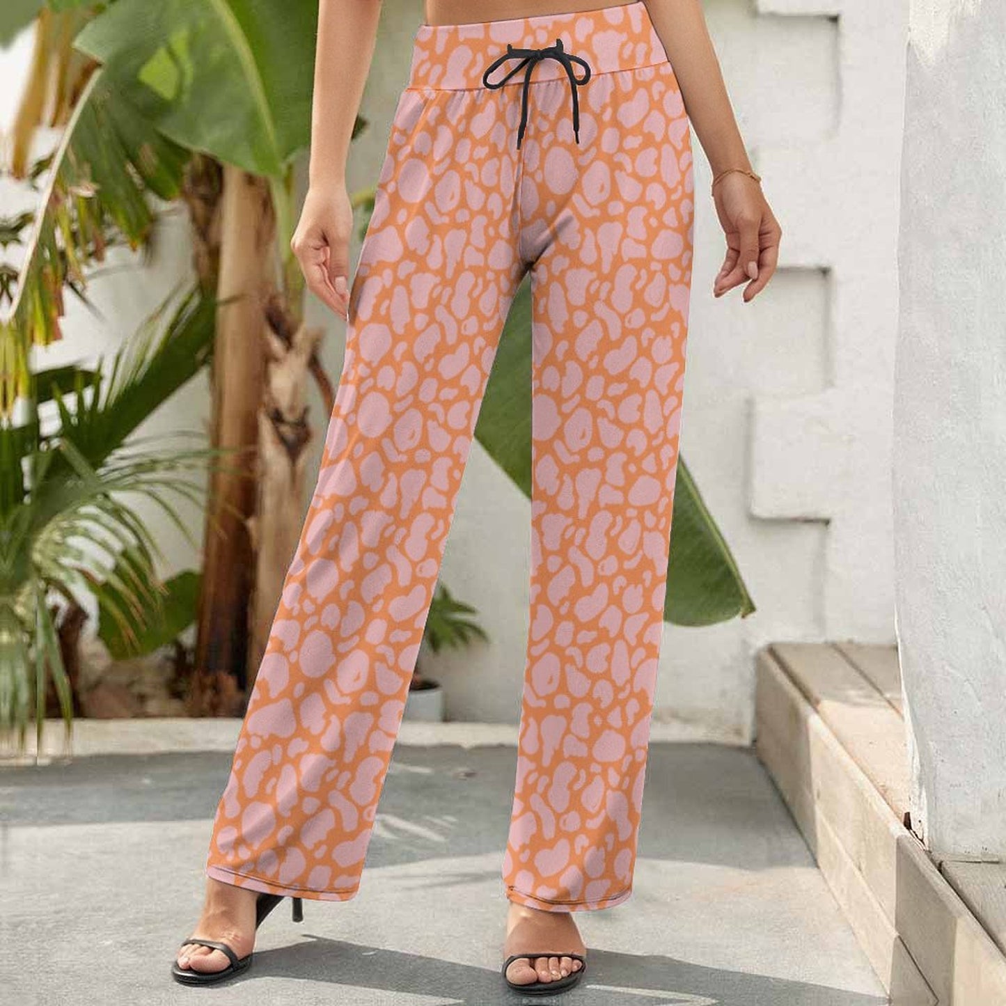 Fruit Sherbet Animal Print High-Waisted Lounge Pants