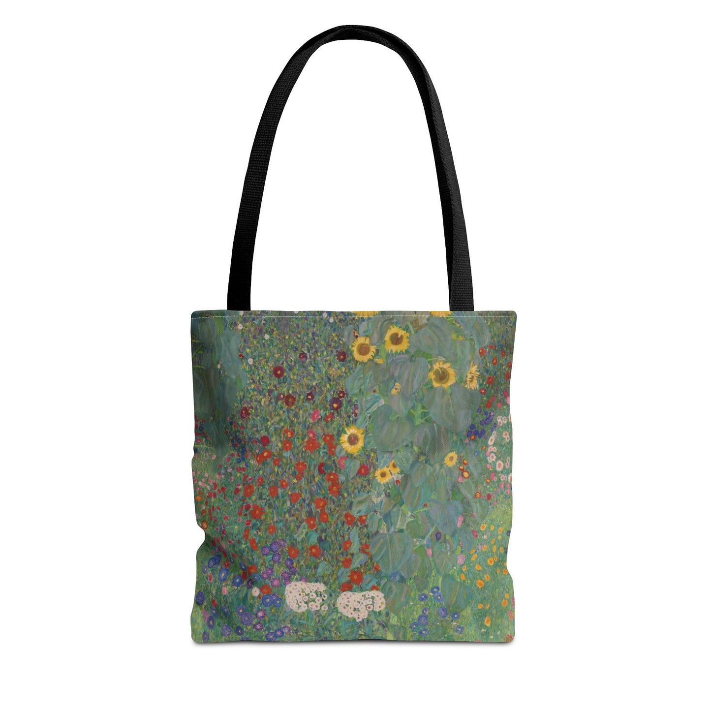 Klimt’s “Farm Garden with Sunflowers” Tote Bag