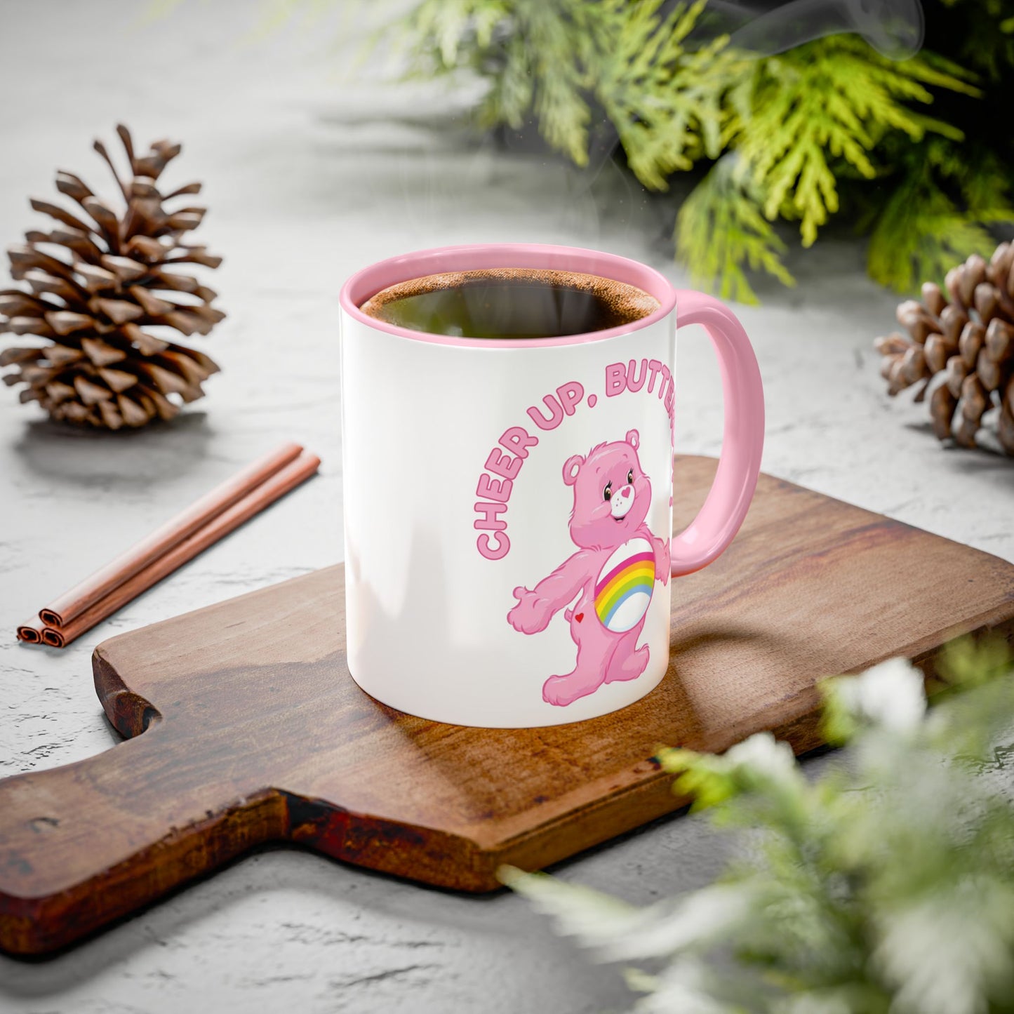 Care Bears ‘Cheer Up, Buttercup!’ Cheer Bear Mug — 11/15oz