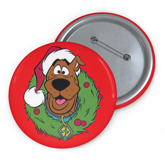 Scooby-Doo Christmas Pin Button