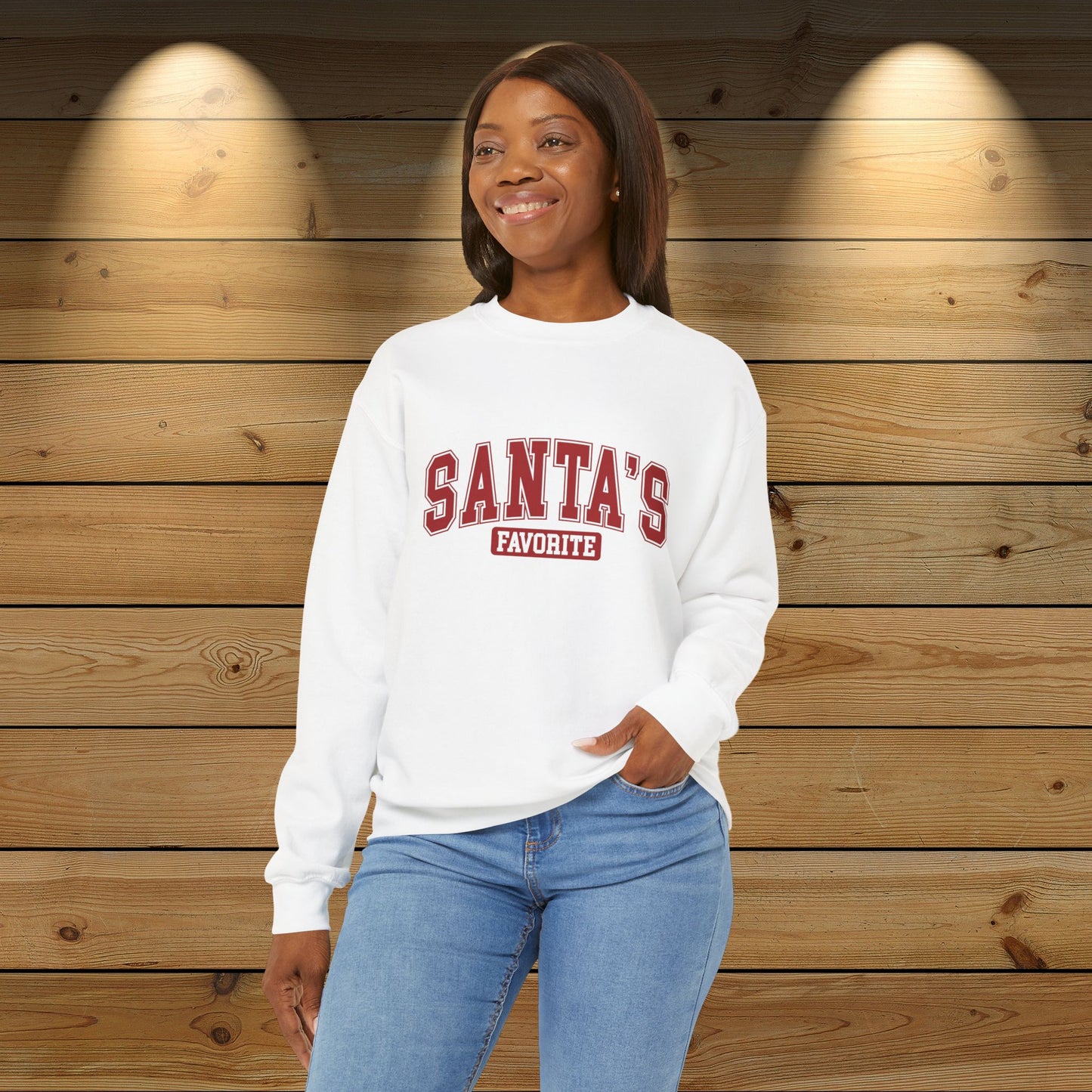 Christmas Unisex Sweatshirt: ‘Santa’s Favorite’