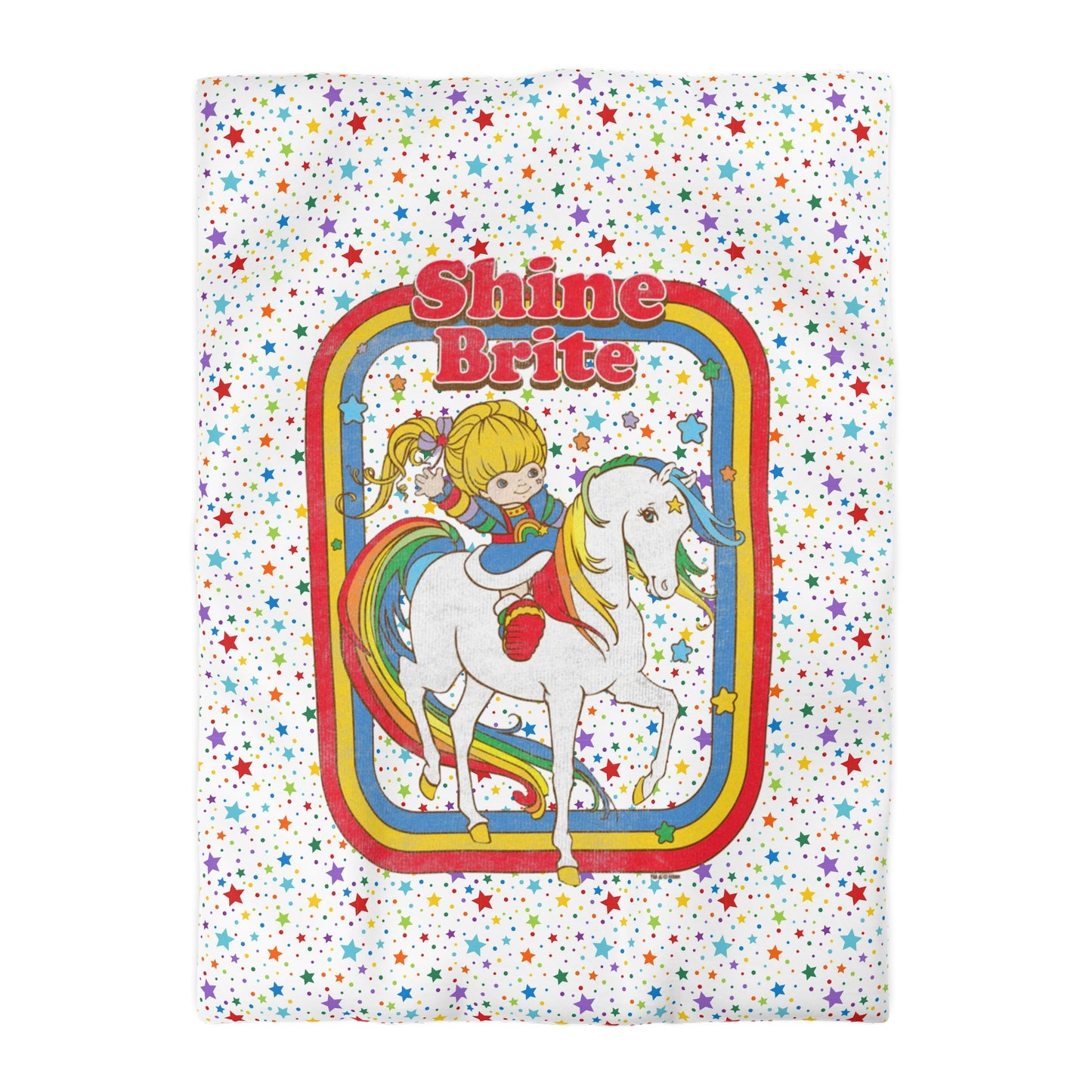 Rainbow Brite and Starlite Duvet Cover