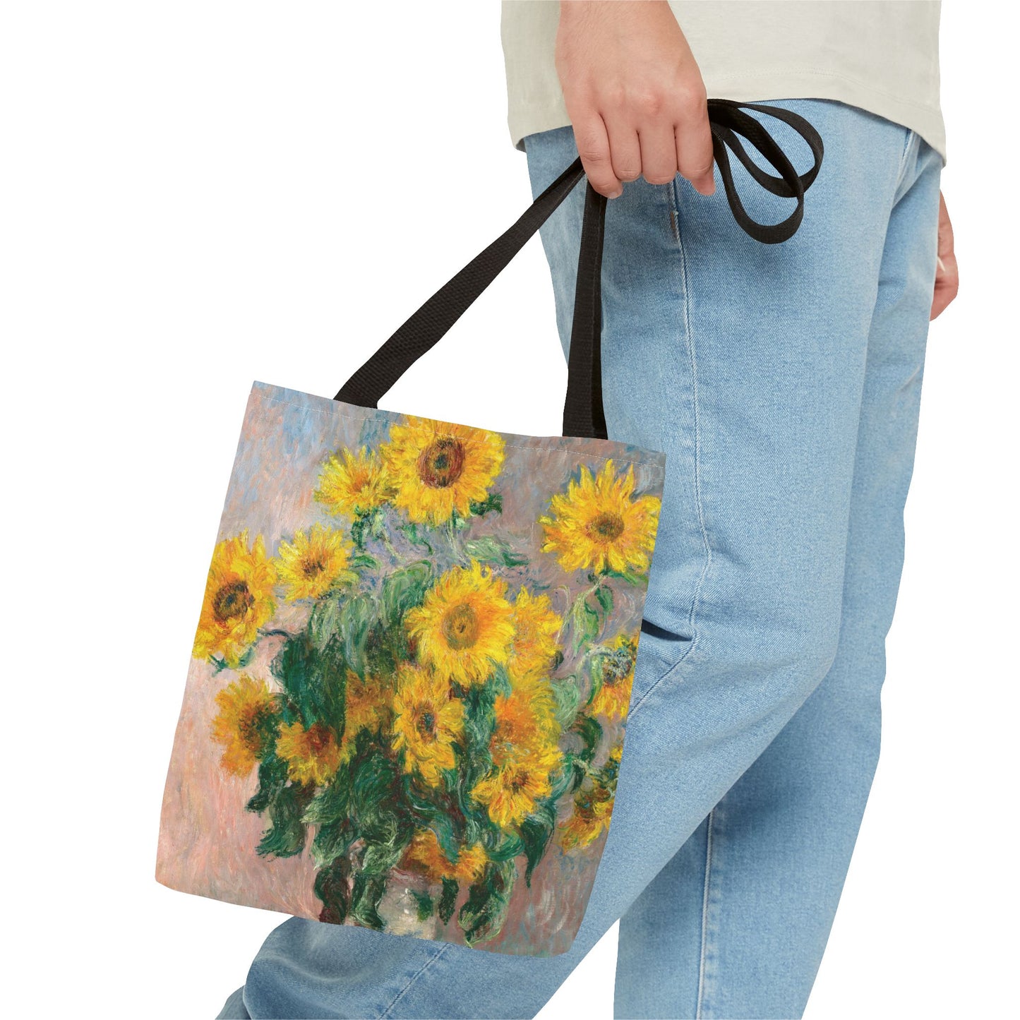 Monet’s Sunflowers Tote Bag