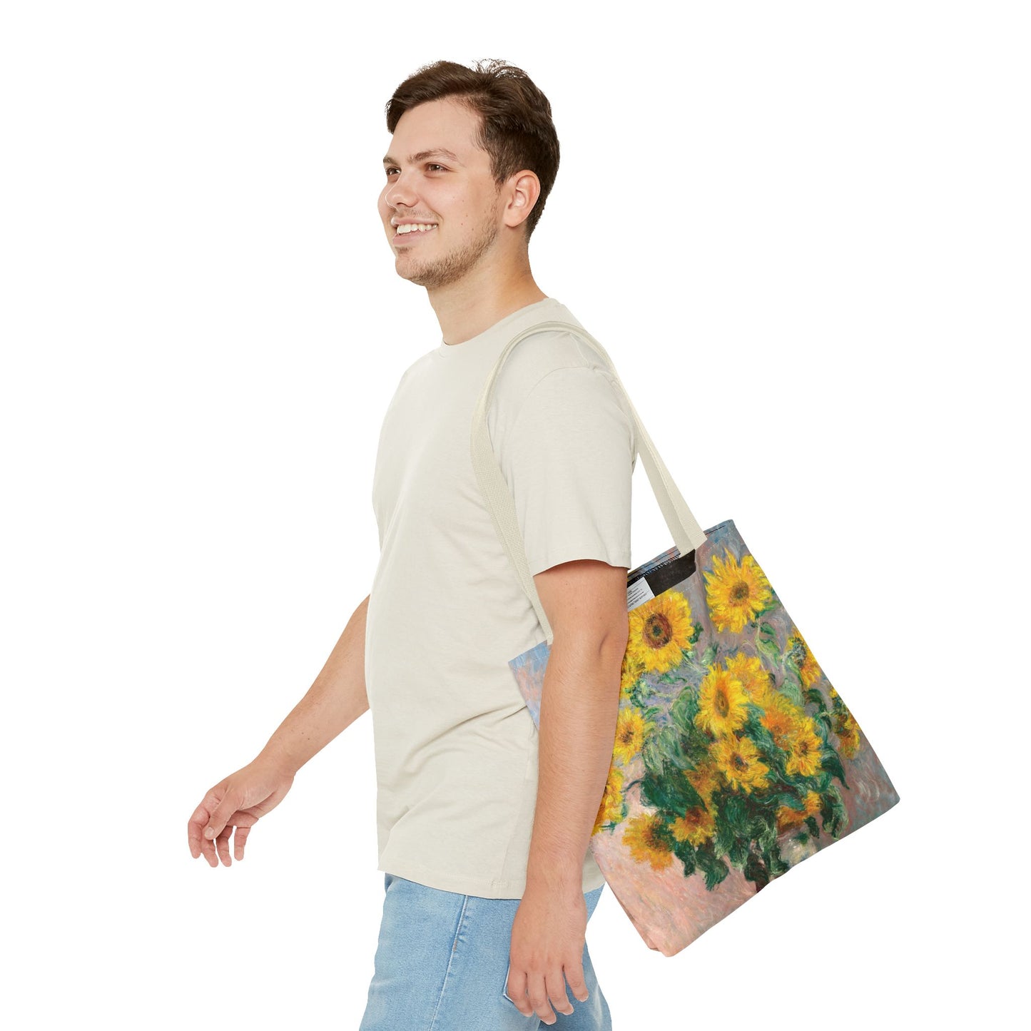 Monet’s Sunflowers Tote Bag