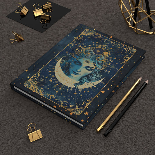 Moon Goddess Hardcover Lined Journal