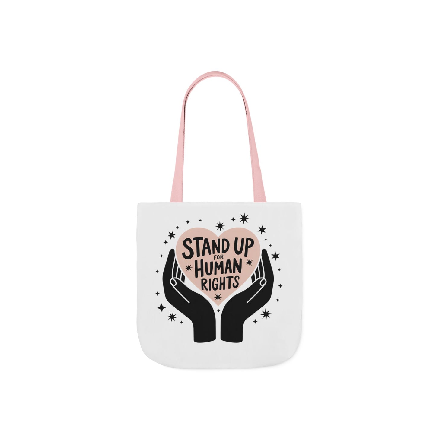 Canvas Tote, Colored Handles - Human Rights Eco-Friendly, 3 sizes