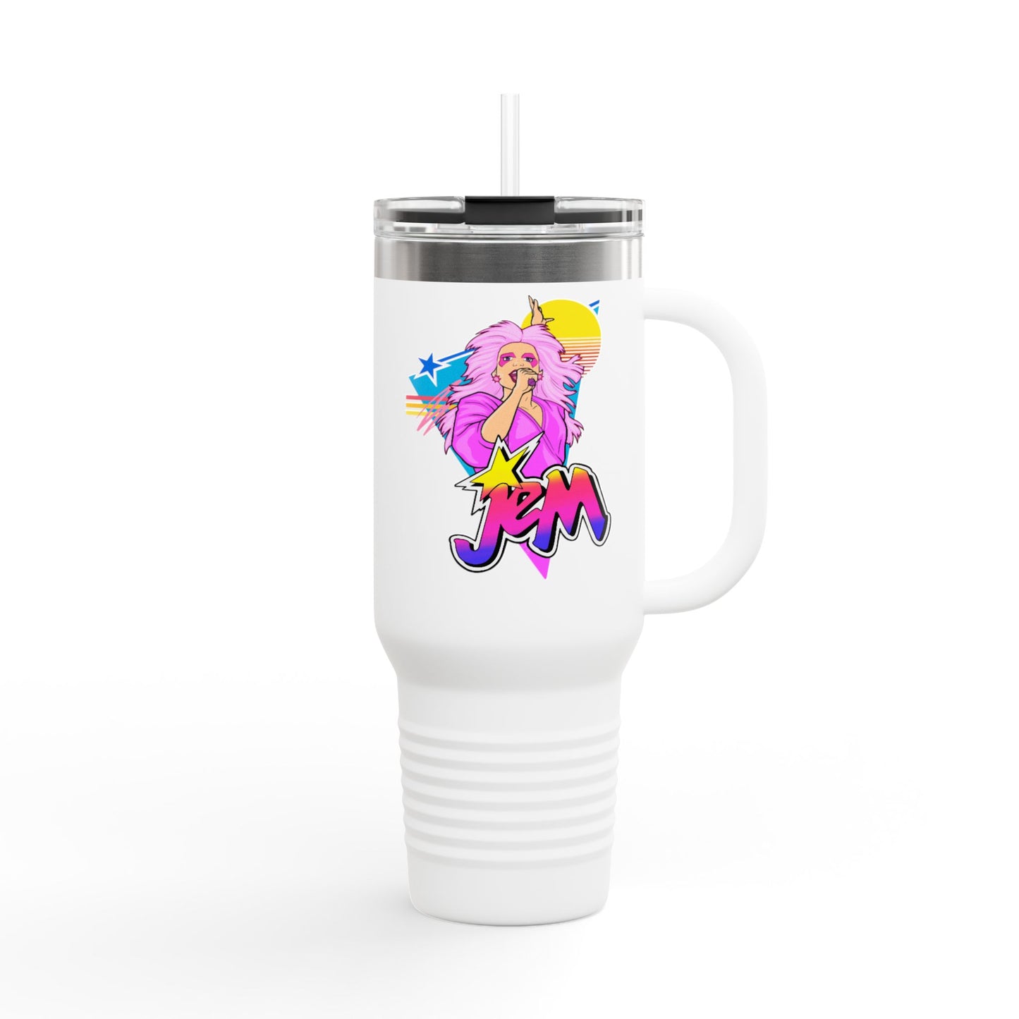 Jem and the Holograms Insulated Travel Mug, 40oz