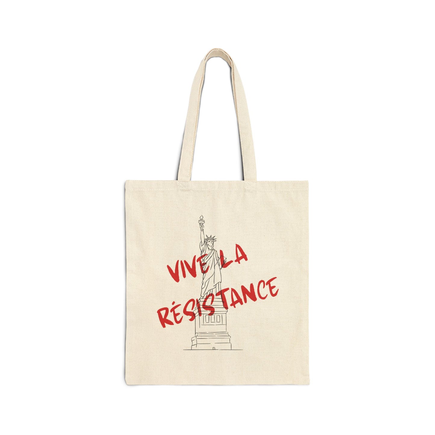 Canvas Tote - VIVE LA RÉSISTANCE