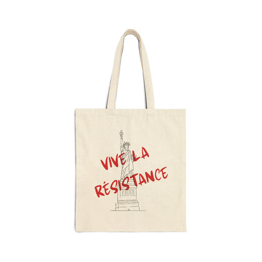 Canvas Tote - VIVE LA RÉSISTANCE