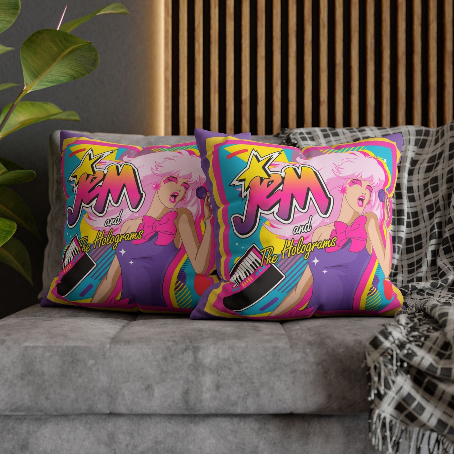 Jem and the Holograms Cushion Cover