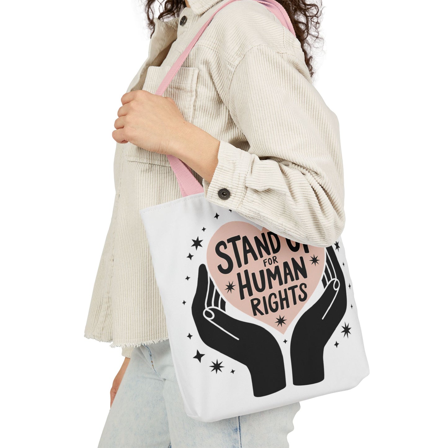Human Rights Eco-Friendly Canvas Tote, 3 sizes