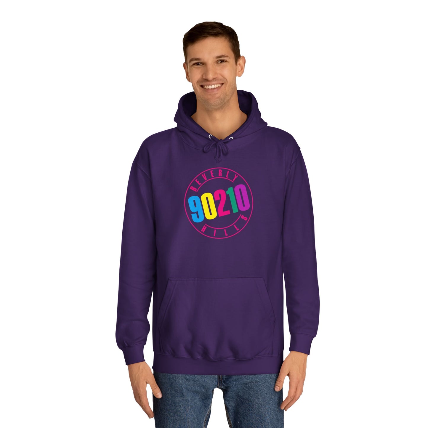 90210 Retro College Hoodie
