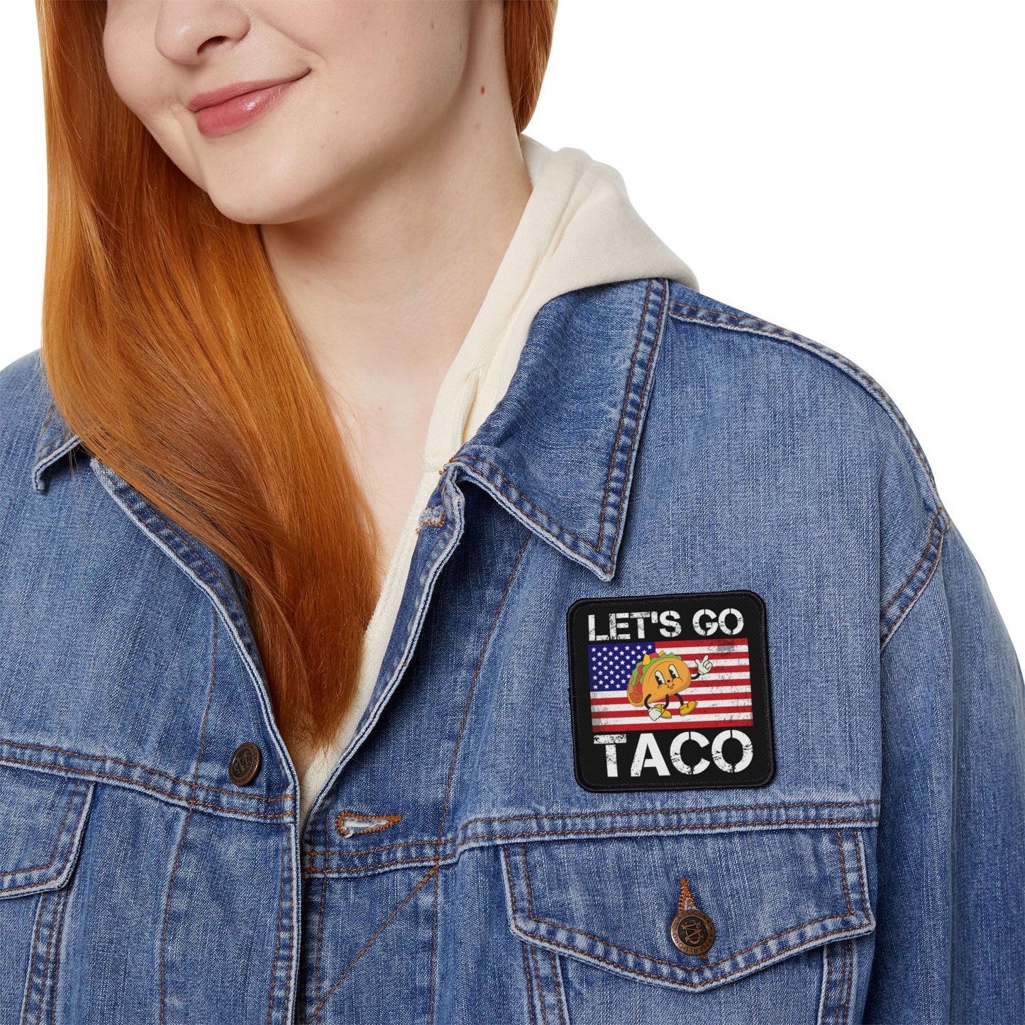 LET’S GO TACO Iron-on Patch