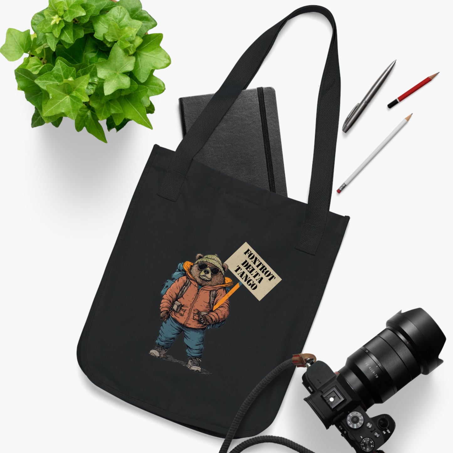Organic Tote - Park Bear Protest