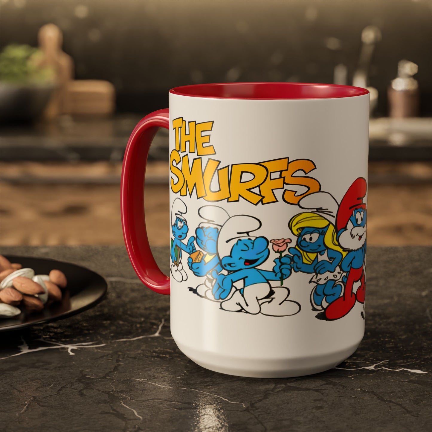 Smurfs-Inspired Colorful Coffee Mug, 11oz / 15oz