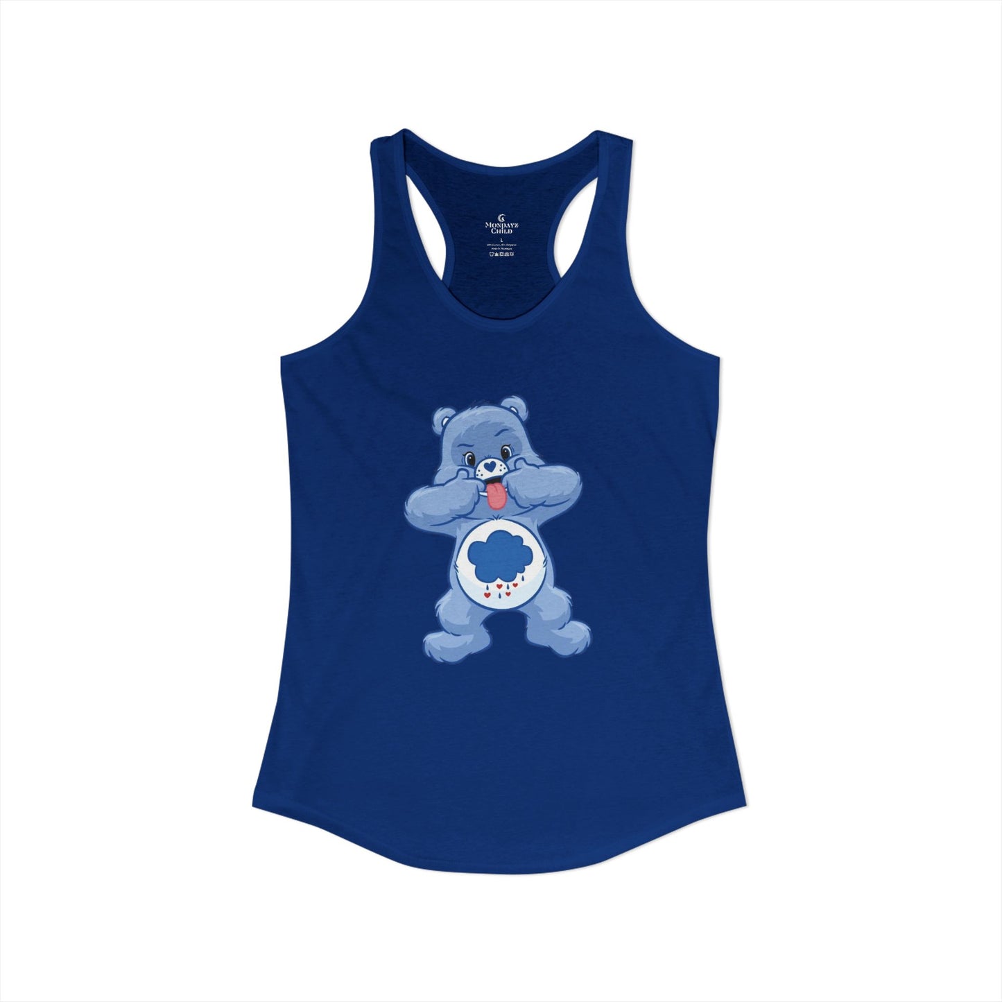 Care Bears Grumpy Bear Women's Racerback Tank