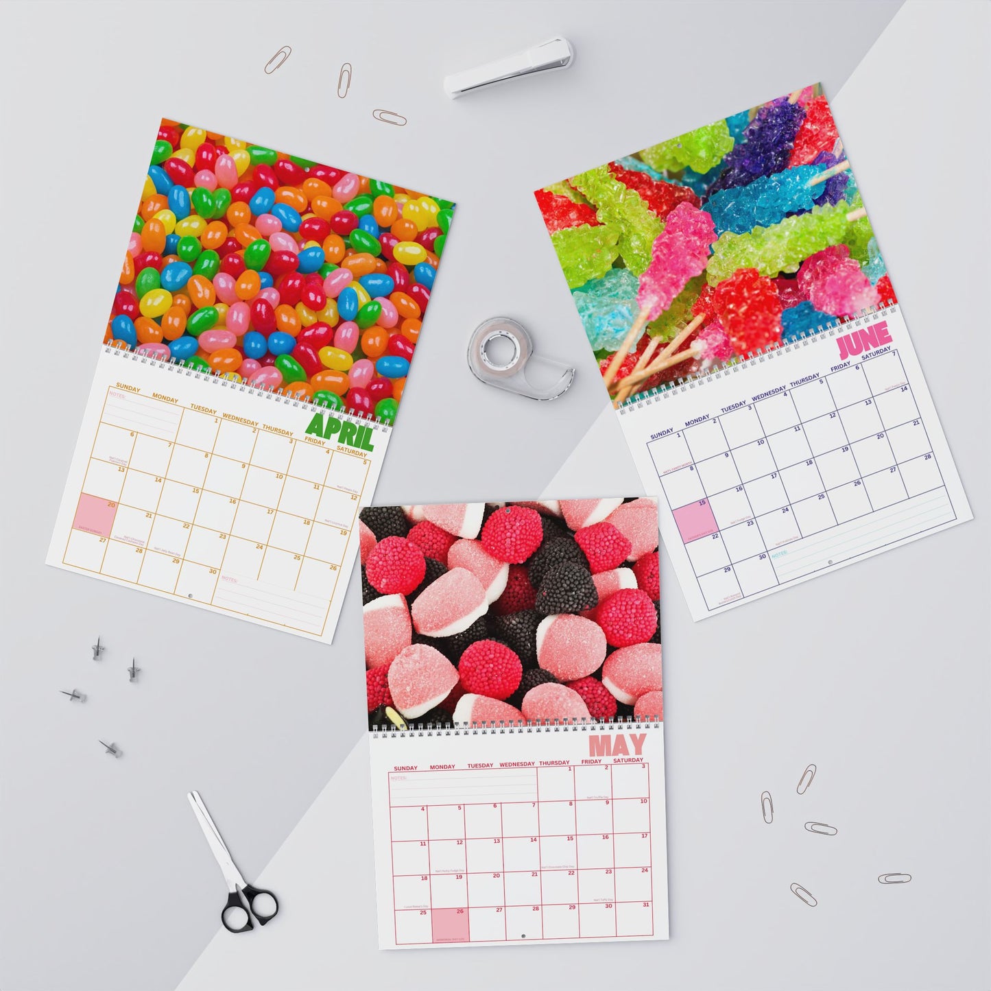 2025 Monthly Wall Calendar - I Want Candy!