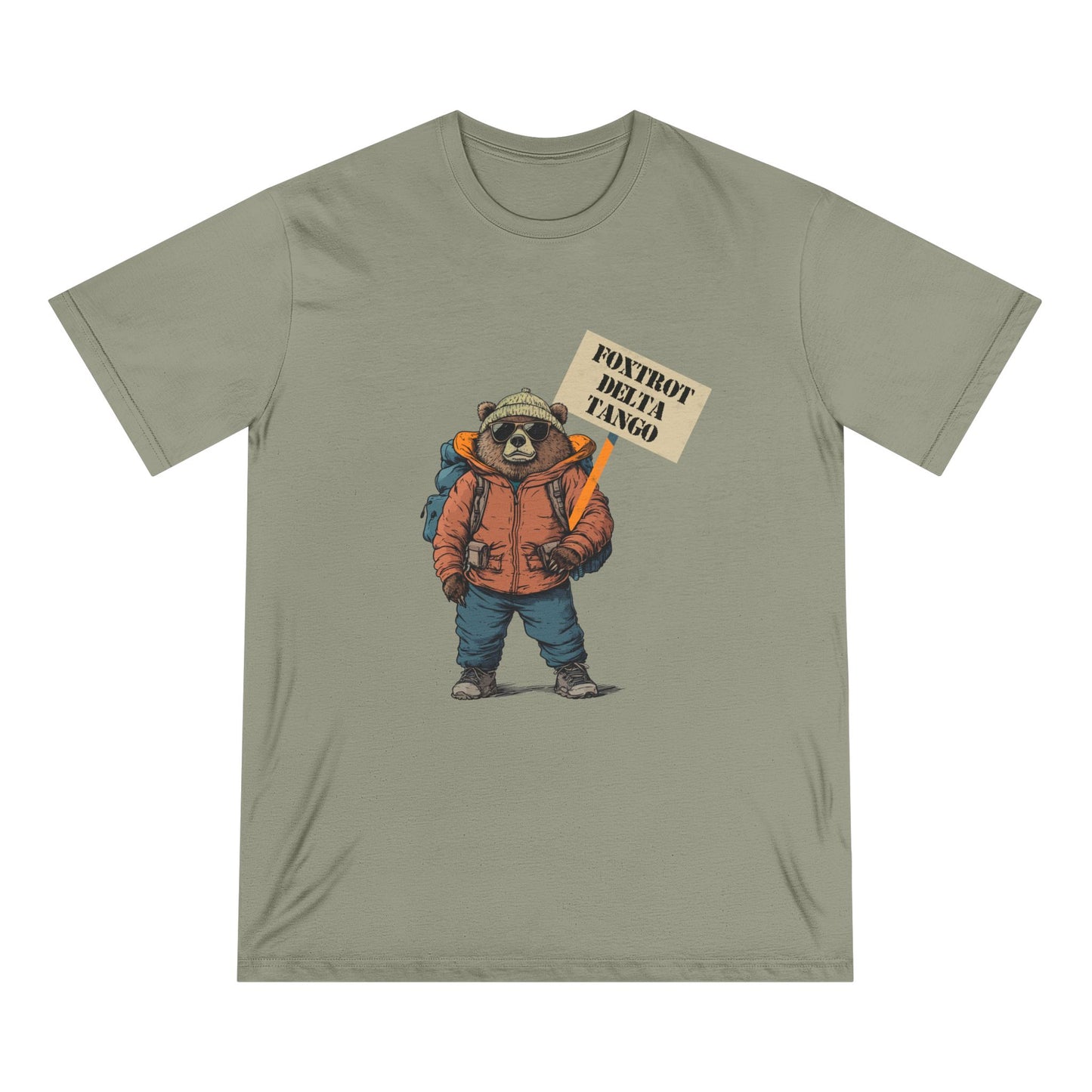 Organic Unisex Tee - Protest Parks Bear