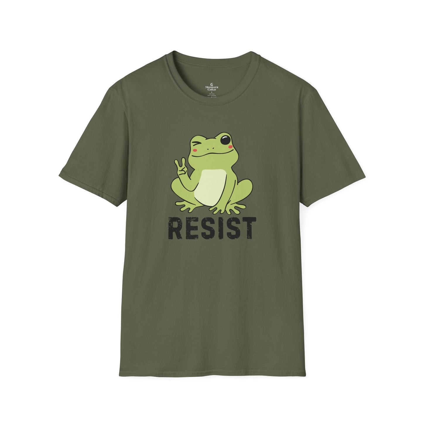 Frog Resistance Unisex Softstyle Tee