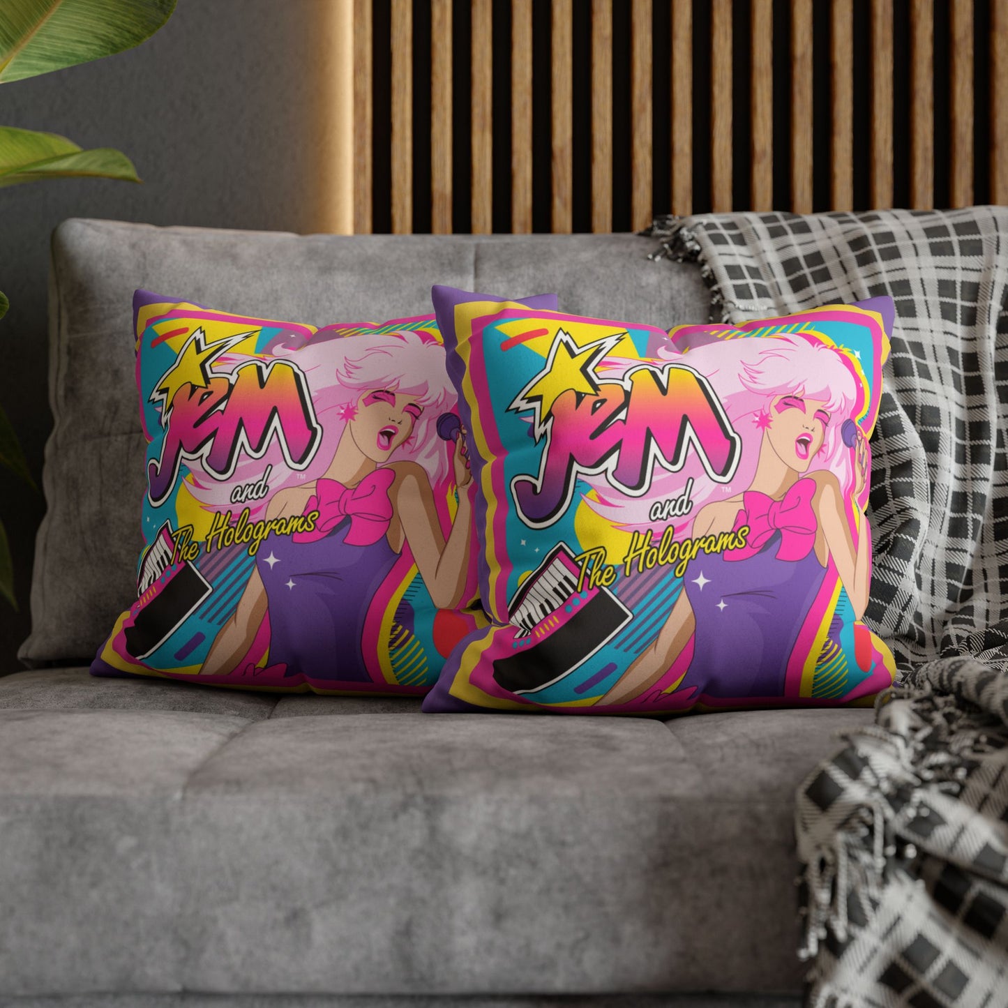 Jem and the Holograms Cushion Cover
