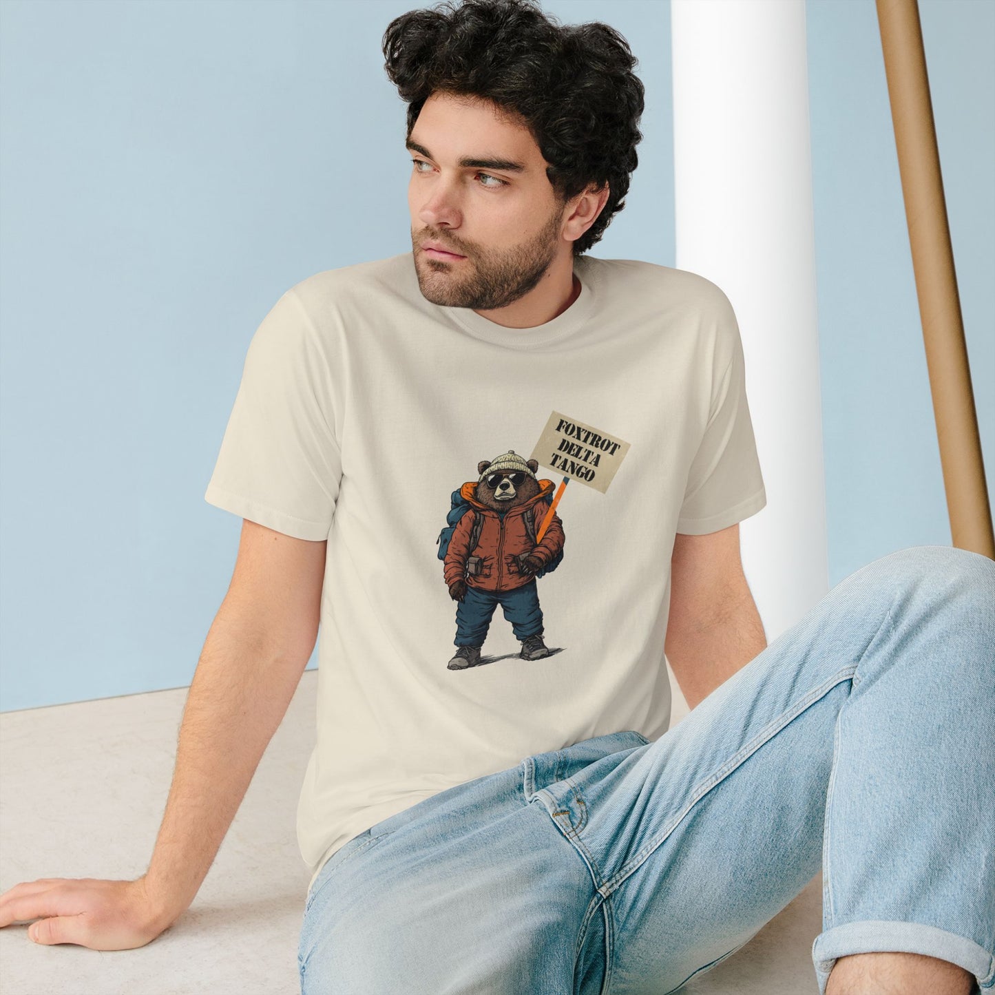 Protest Parks Bear Organic Unisex Tee