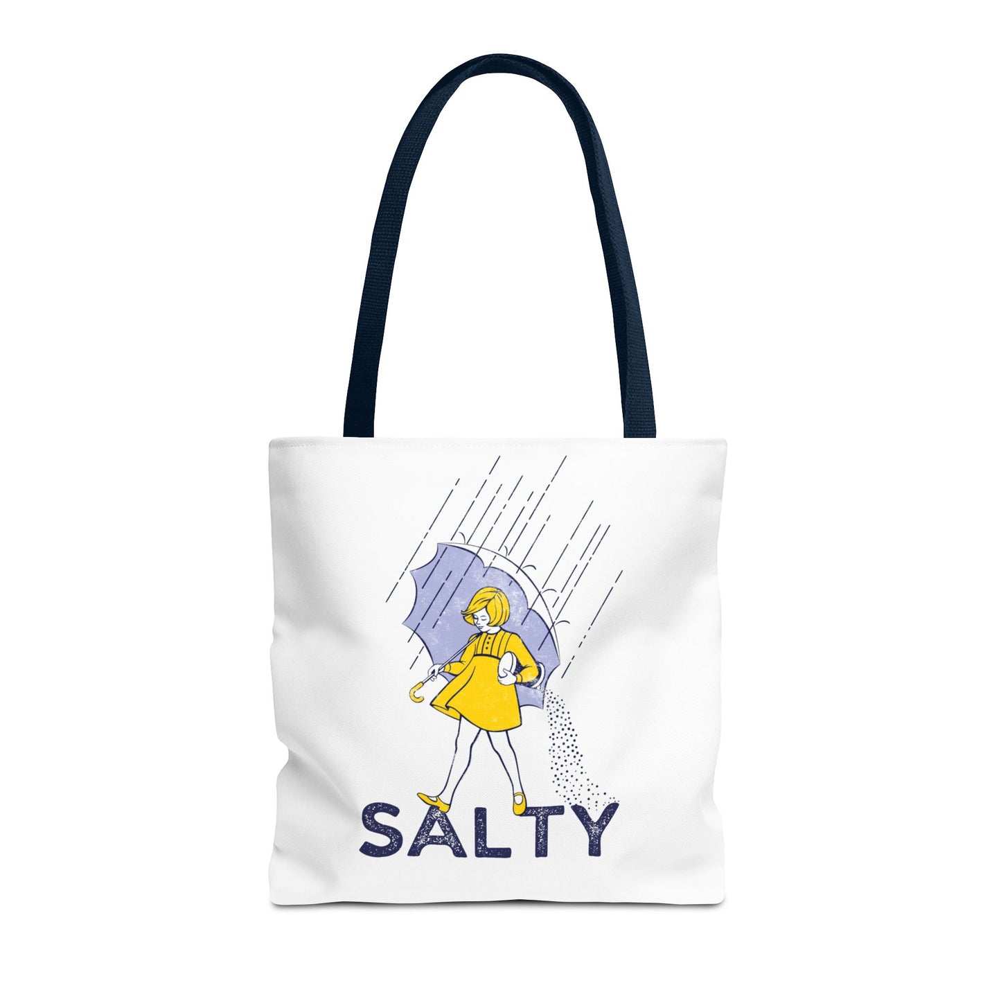 Salty Girl Rain Tote Bag