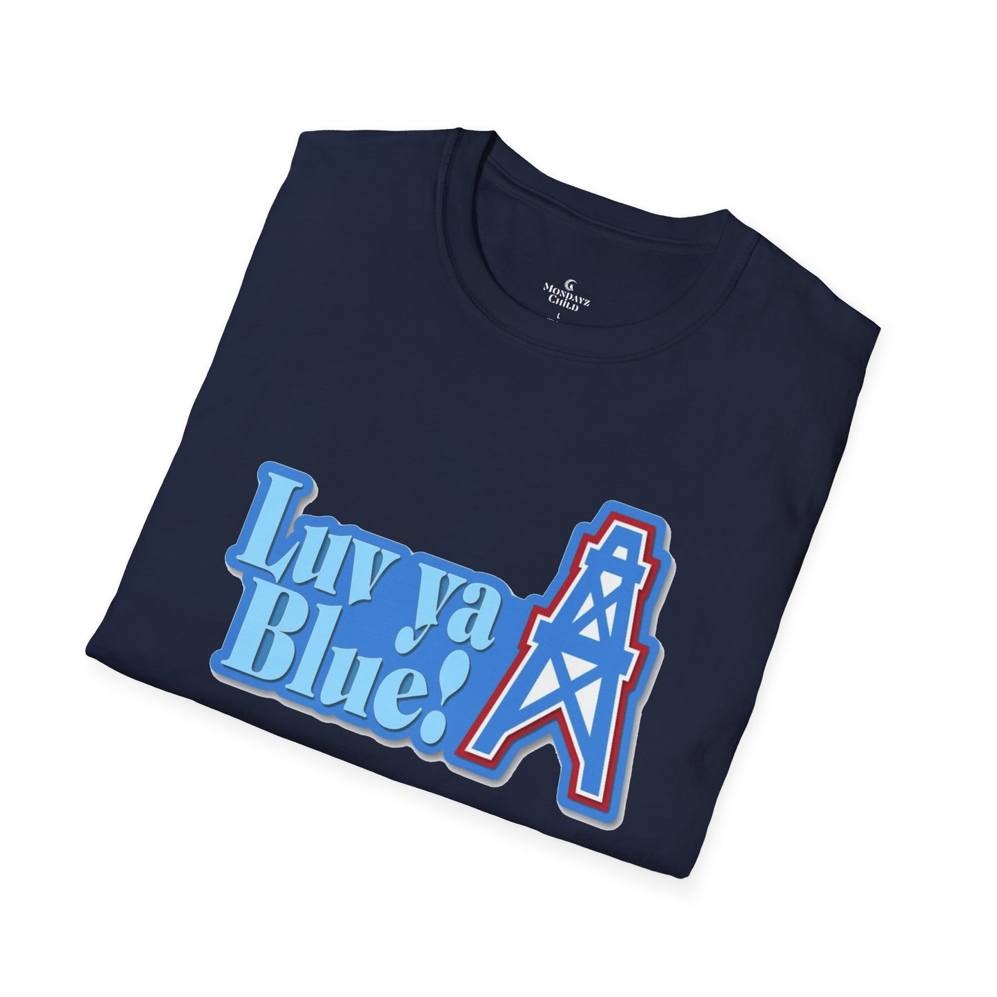 Houston Oilers ‘Luv Ya Blue’ Unisex Tee