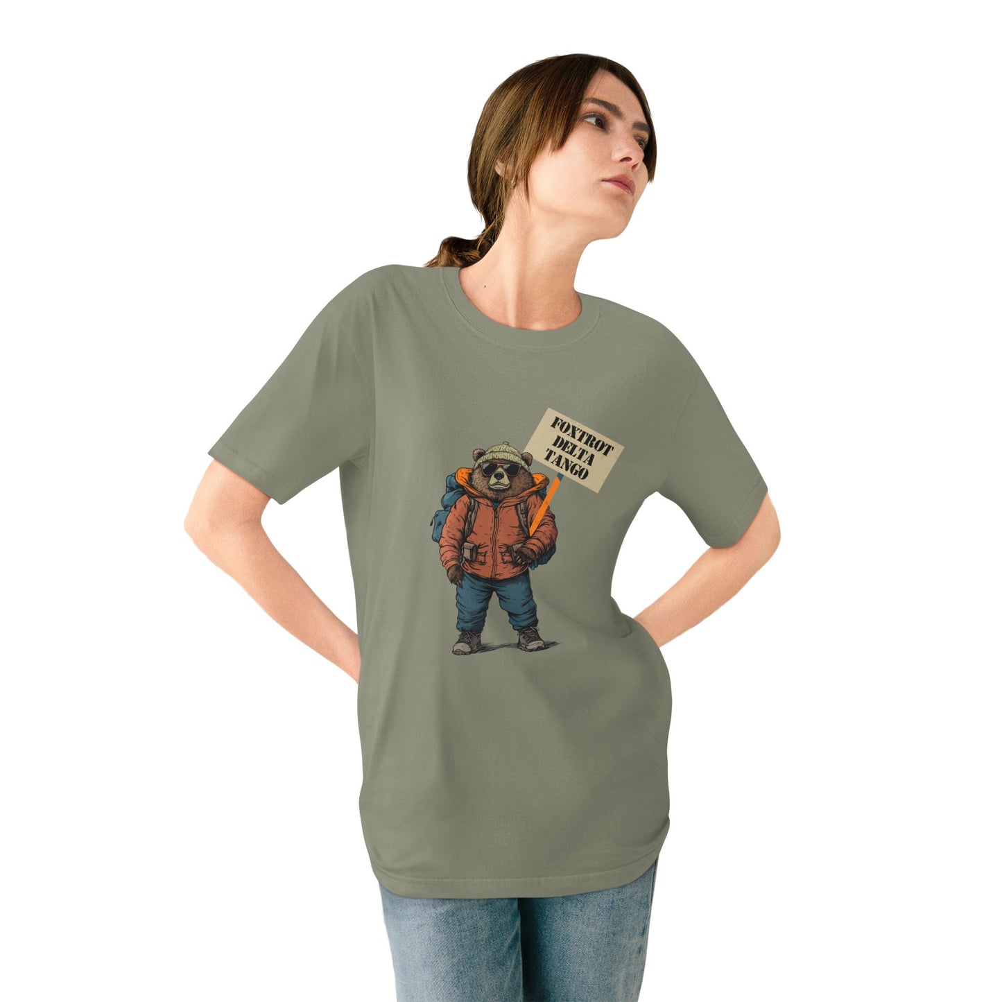 Protest Parks Bear Organic Unisex Tee