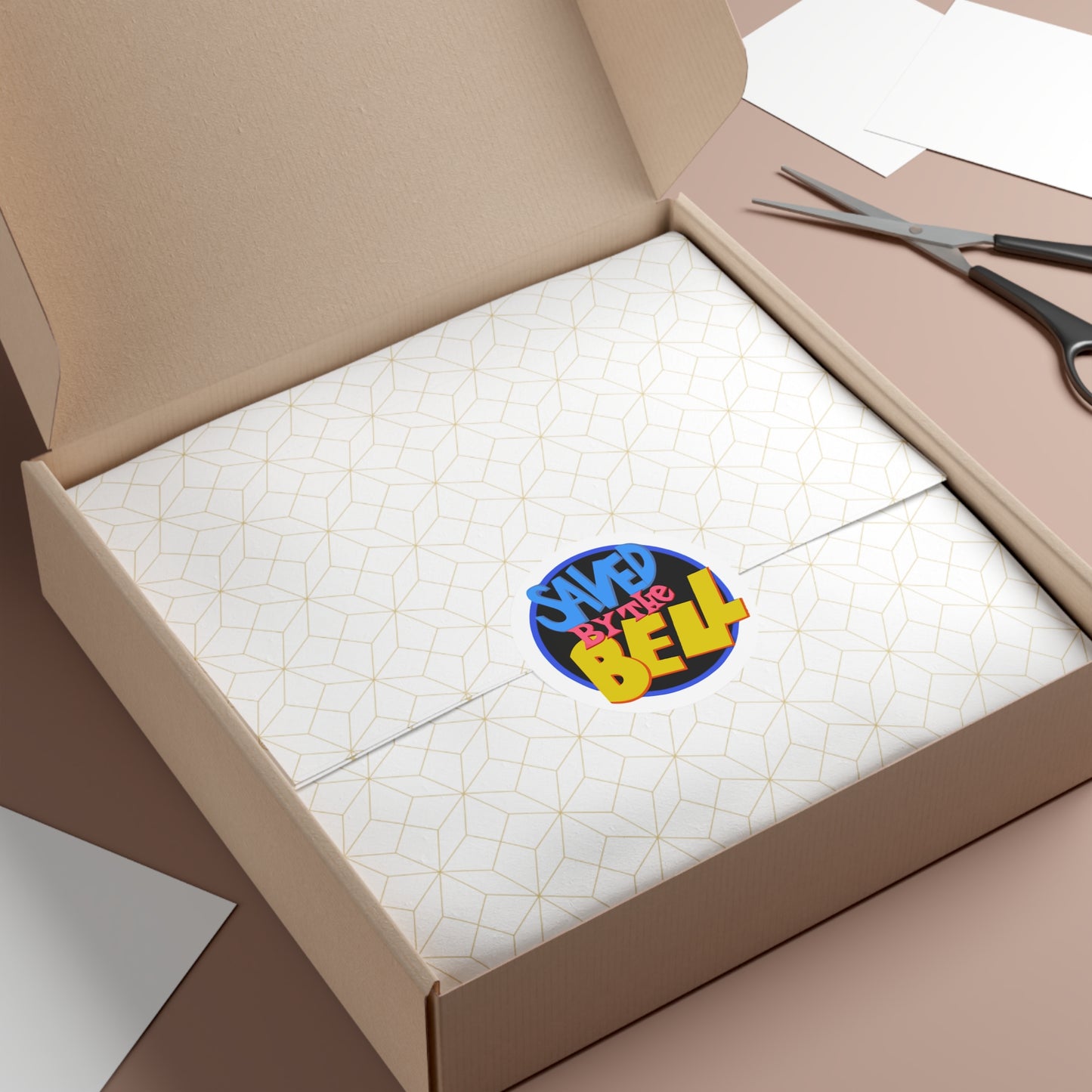 Saved By the Bell Round Vinyl Sticker