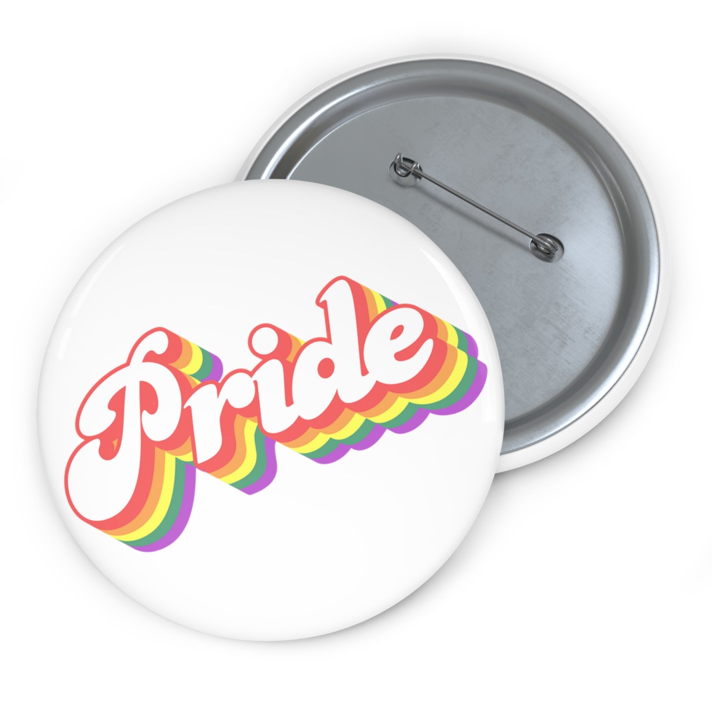 Rainbow PRIDE Statement Pin