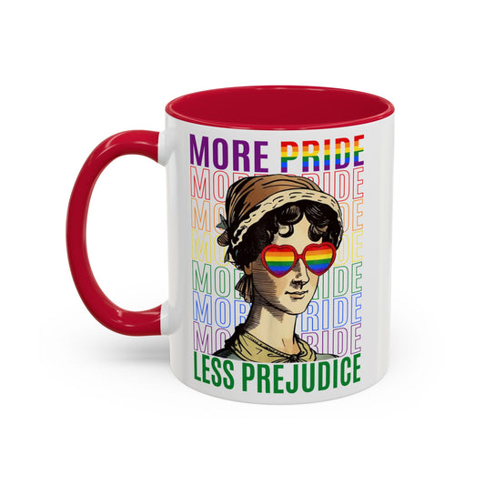 More Pride Less Prejudice LGBTQ+ Coffee Mug