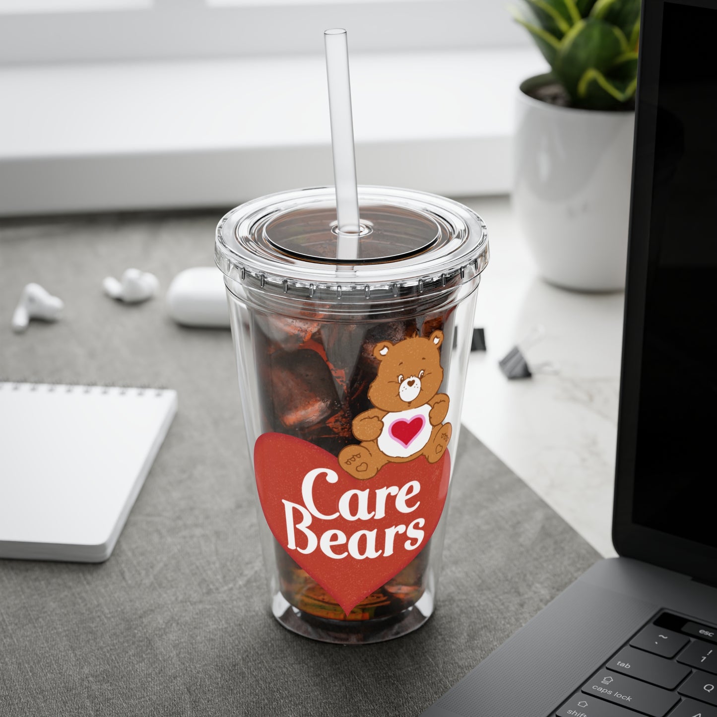 Care Bears Heart 16oz Tumbler with Straw