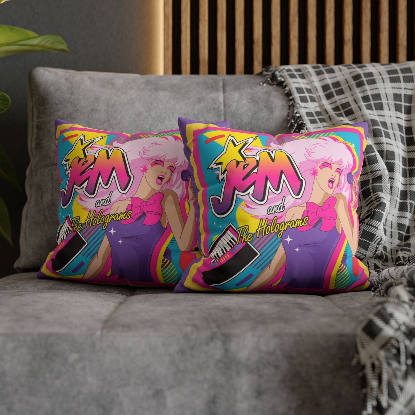 Jem and the Holograms Cushion Cover