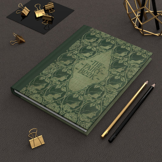 Green Fairy Hardcover Lined Journal