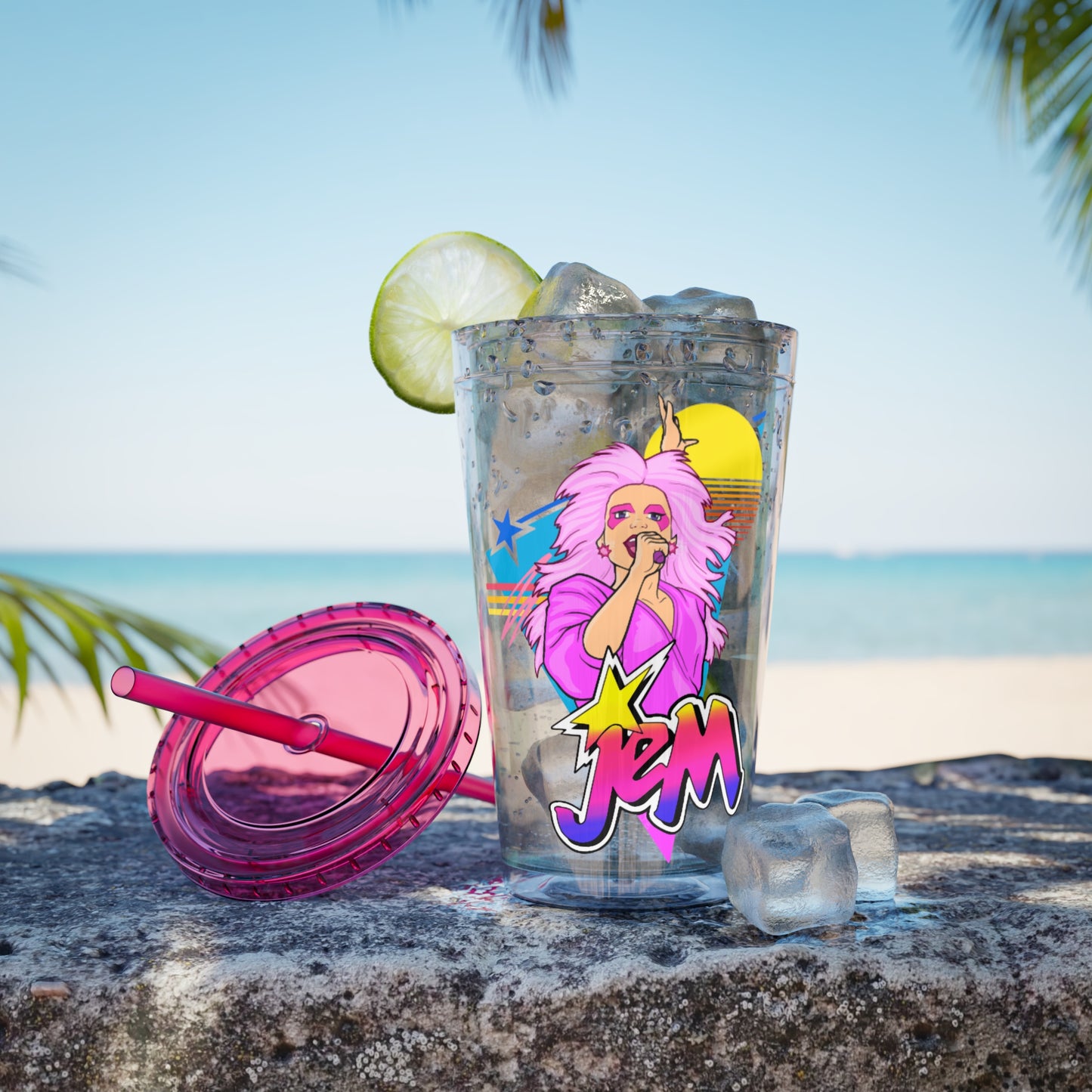 Jem and the Holograms Truly Outrageous Tumbler, 16oz