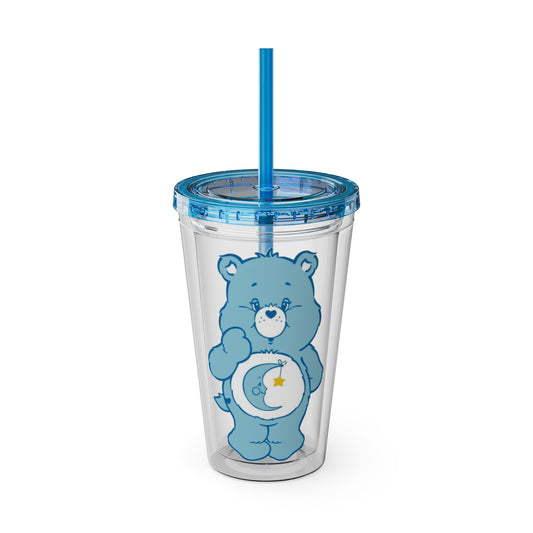 Care Bears 16oz Tumbler with Straw — Bedtime Bear