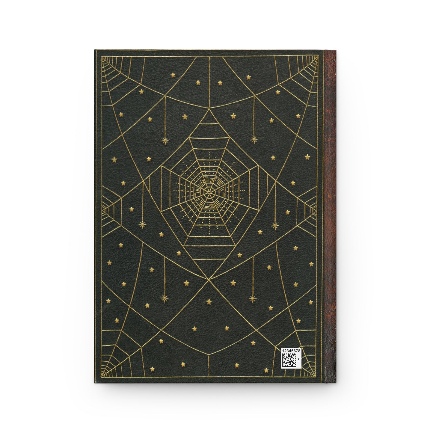 Hardcover Journal - Gold Spiderwebs