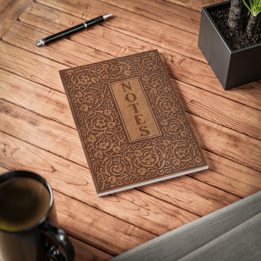 Softcover Notebook - Scrollwork “Notes”