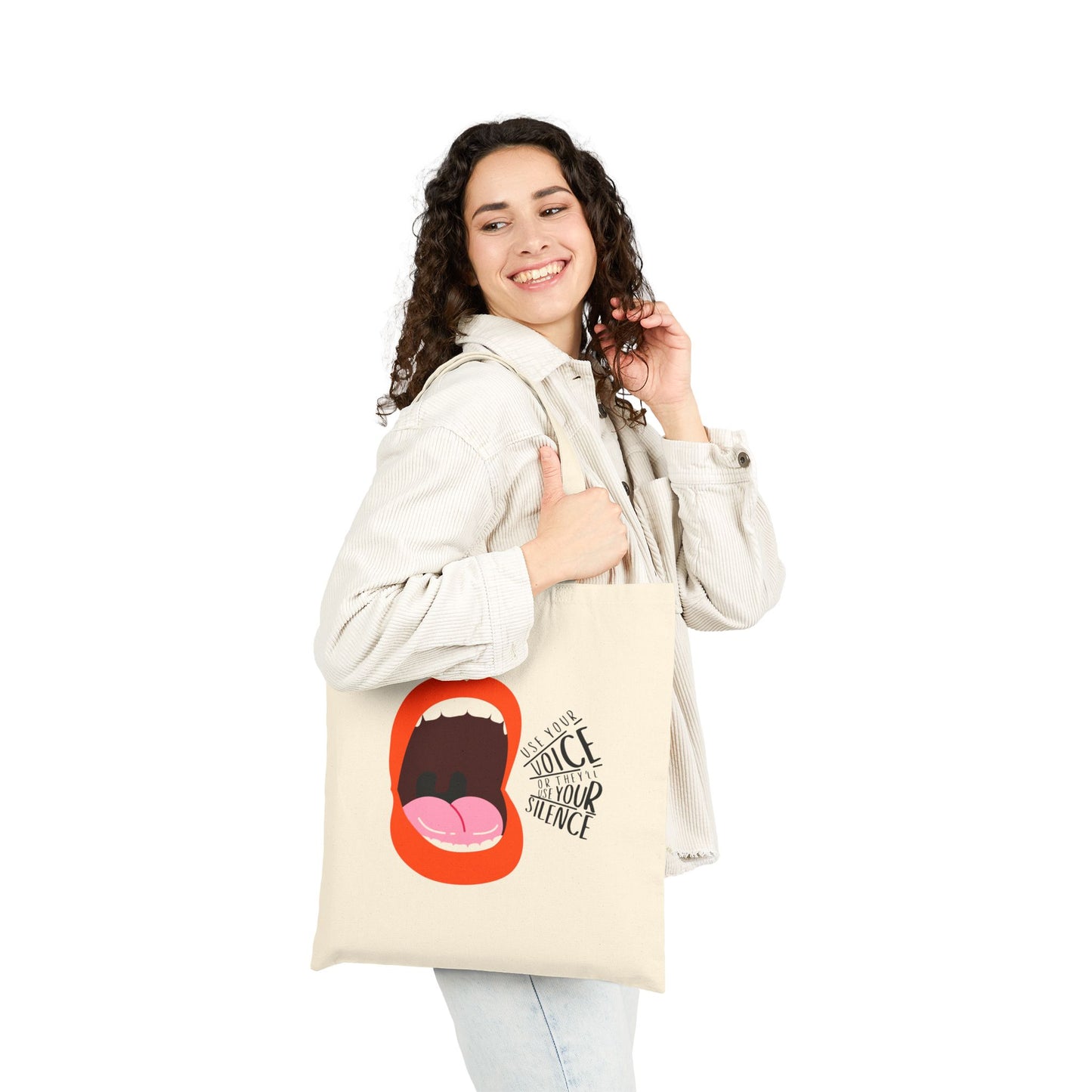 Canvas Tote - “Use Your Voice”