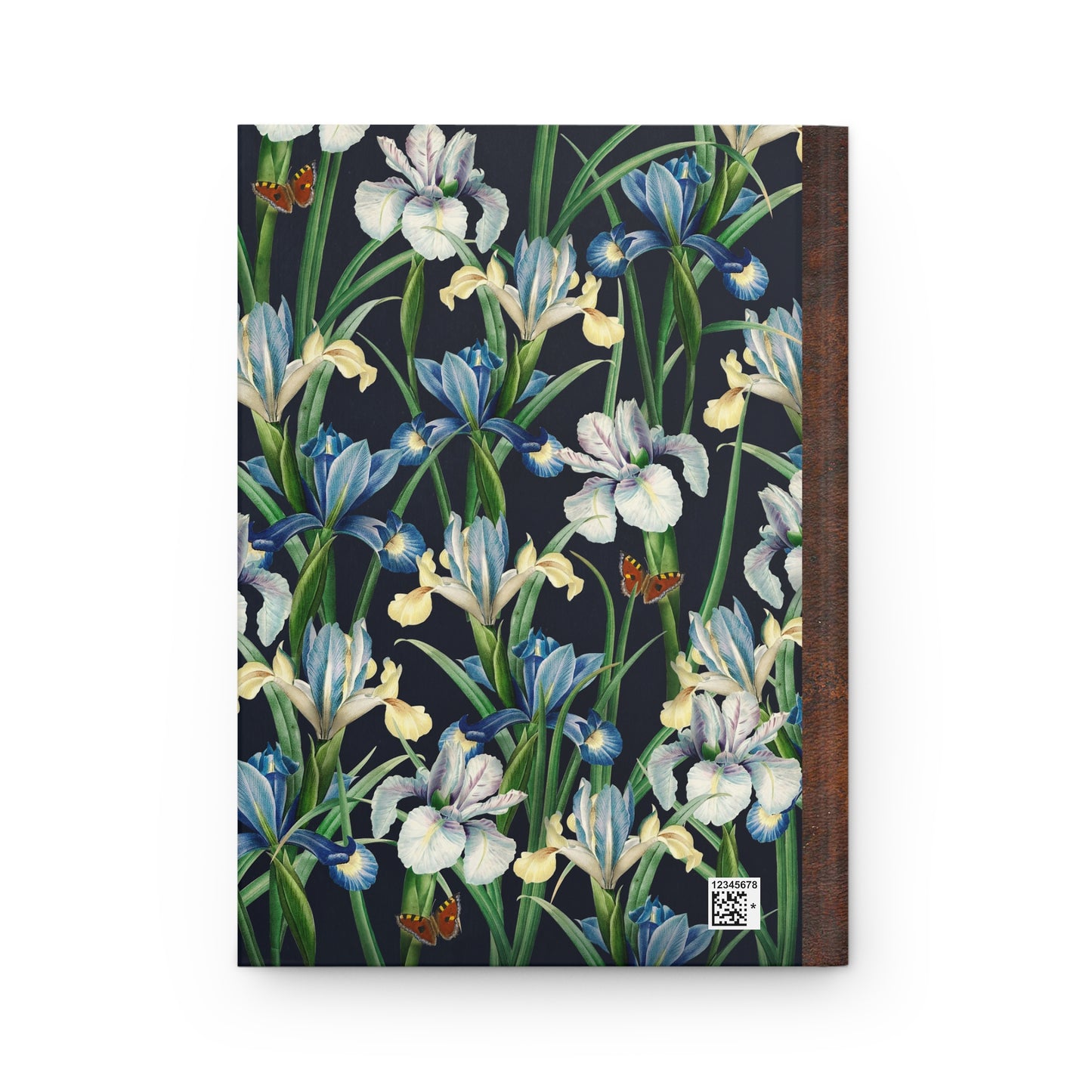'Notes' Floral Iris Hardcover Journal