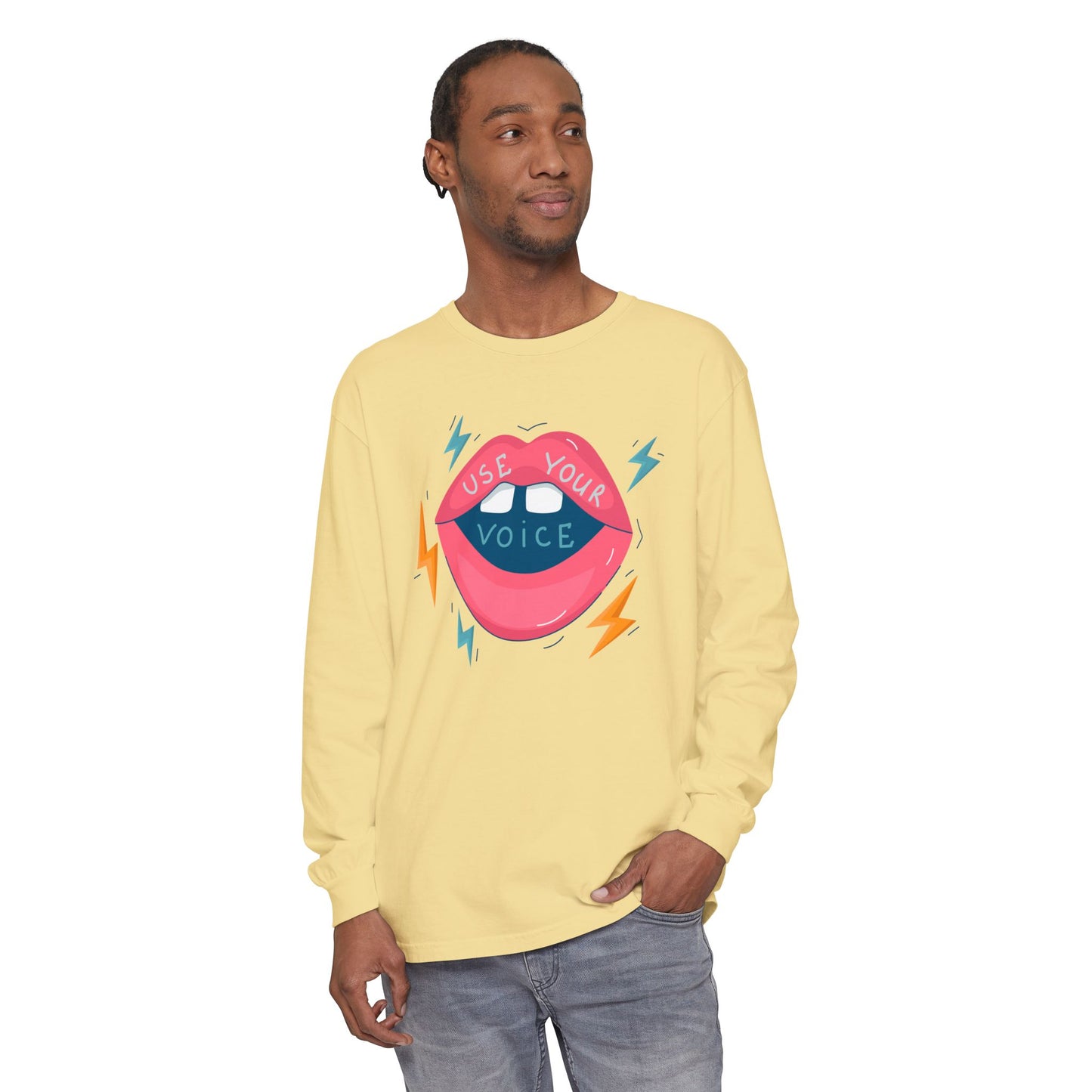 Unisex Long Sleeve Tee - “Use Your Voice…”
