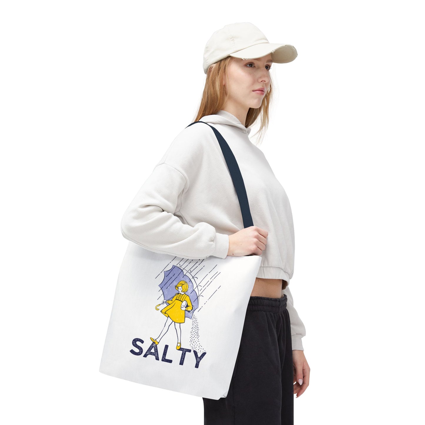 Salty Girl Rain Tote Bag