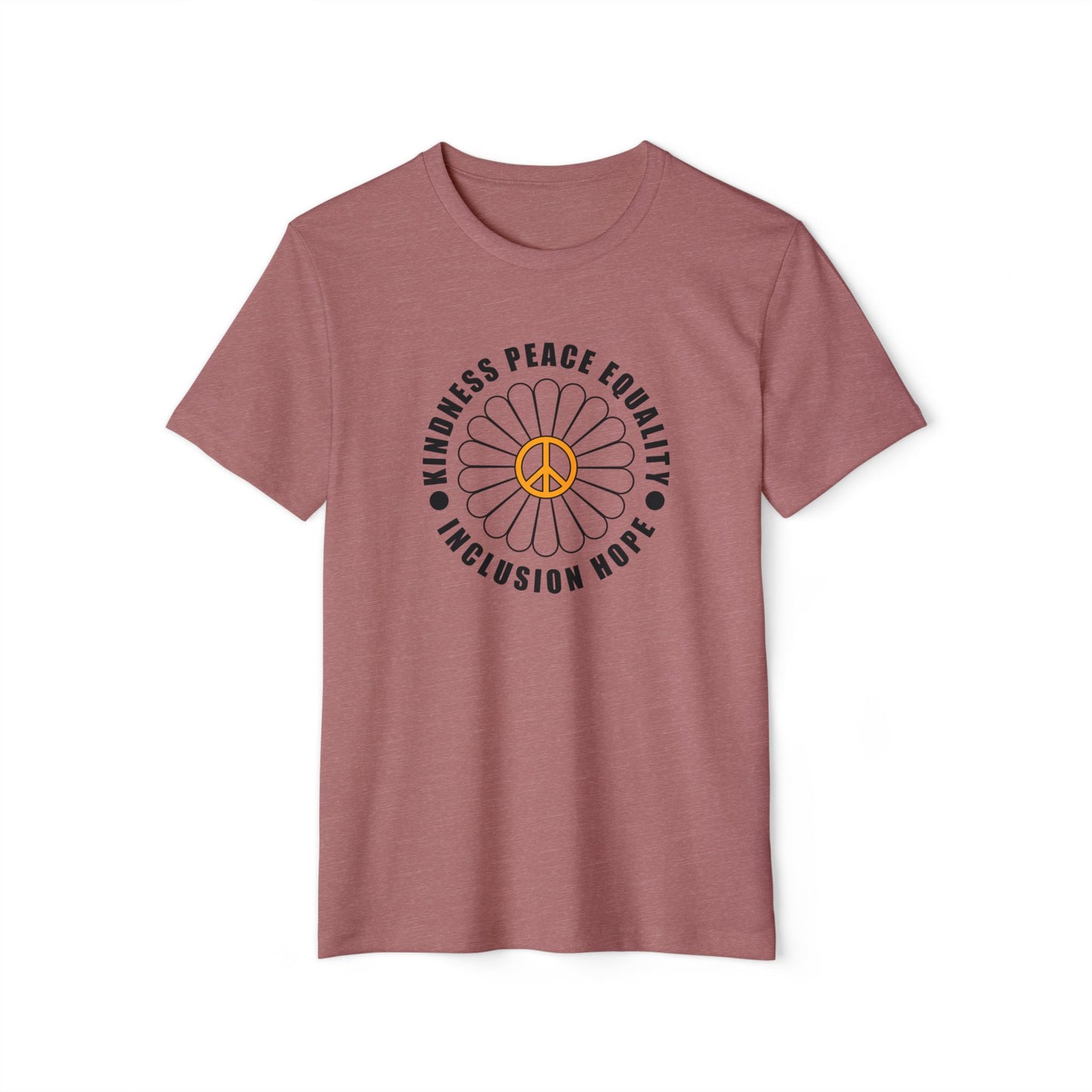 Eco-Friendly Unisex Tee - Kindness & Peace