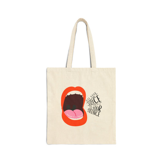 Canvas Tote - “Use Your Voice”